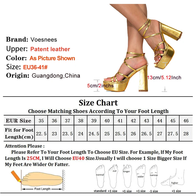 Chaussures à la mode pour femmes, bout carré, plateforme, talon haut épais, 13 cm, sandales modernes de luxe, modèle européen et américain, nouvelle collection 2025