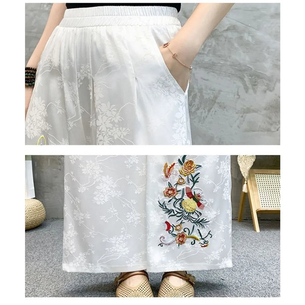 Pantalons de survêtement pour femmes, vêtements Y2K, style ethnique, vintage, streetwear, élégants, à la mode, pantalons à jambes larges, joggings décontractés et amples