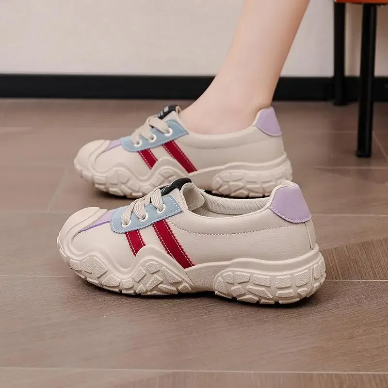 Chaussures de sport à lacets pour femmes, chaussures vulcanisées originales pour la routine quotidienne, en solde, offres de chaussures de marche de luxe de créateur, pointure 39 pour femmes