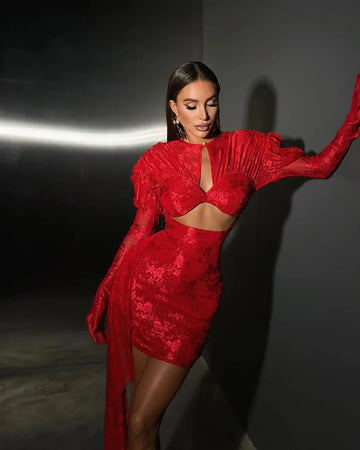 Robe moulante sexy drapée pour femme, nouvelle mode 2024, rouge et blanc, idéale pour une soirée, un bar, un anniversaire ou un chanteur